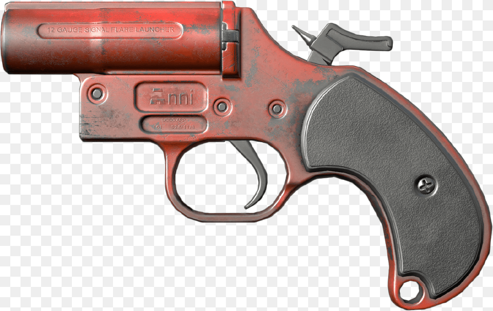 Flare Gun Revolver, Firearm, Handgun, Weapon Free Png Download
