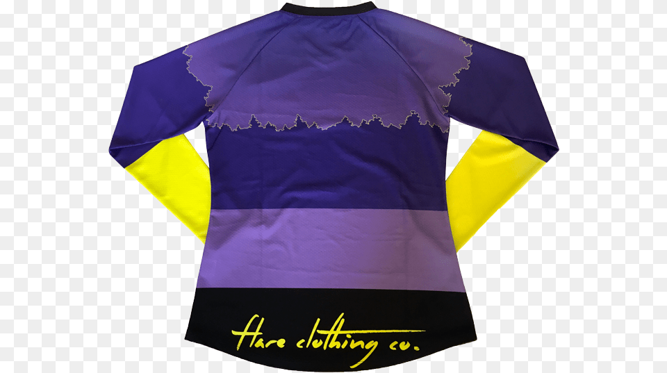 Flare Roost Downhill Jersey Purple Jersey, Blouse, Clothing, Long Sleeve, Shirt Png