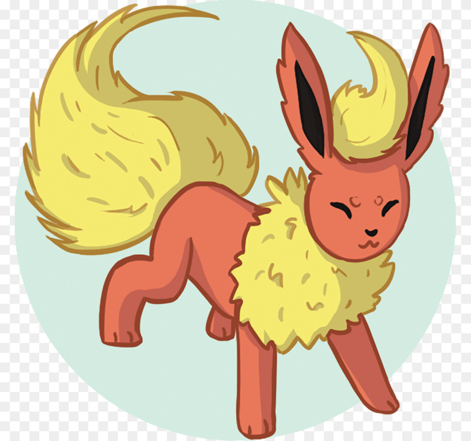 Flareon 20single Original Cartoon, Baby, Person, Face, Head Free Transparent Png