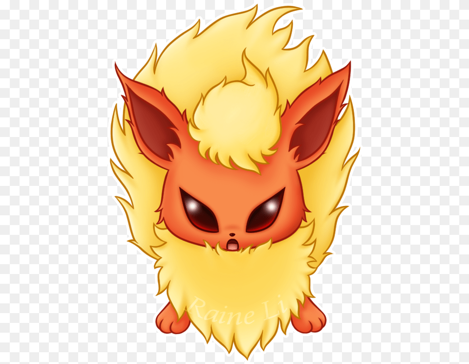 Flareon By Raineli On Da Cartoon, Baby, Person Png Image
