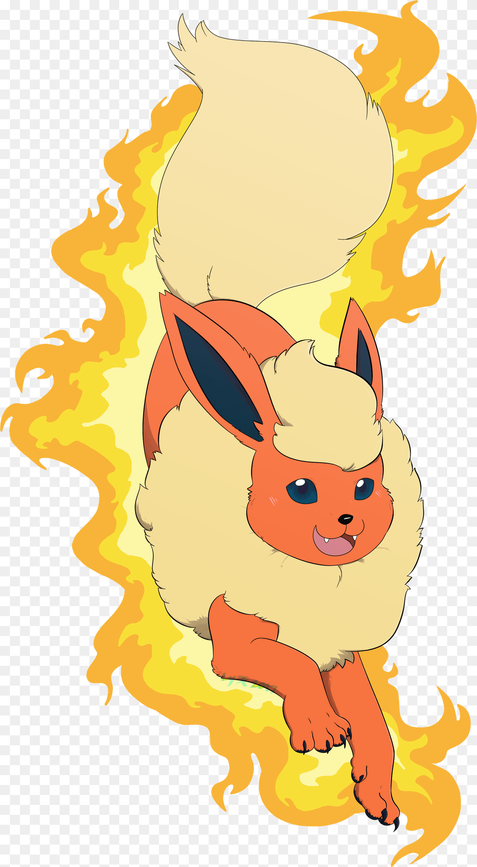 Flareon Cartoon, Baby, Person, Face, Head Free Png Download