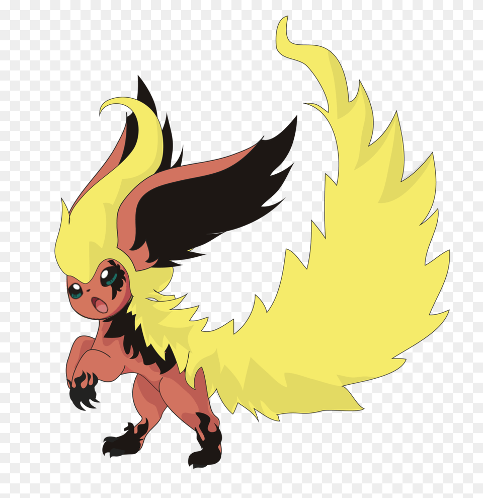 Flareon Mega, Dragon, Baby, Person, Face Free Png Download