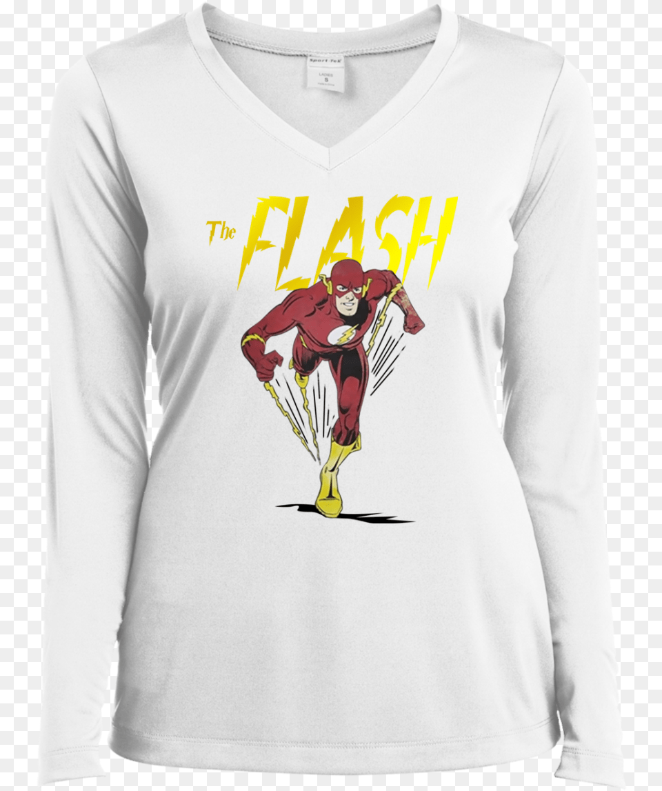 Flash Classic Barry Allen Dash Men39s T Shirt Lst353ls Comey Is My Homey Sleeve, T-shirt, Clothing, Long Sleeve, Person Free Png