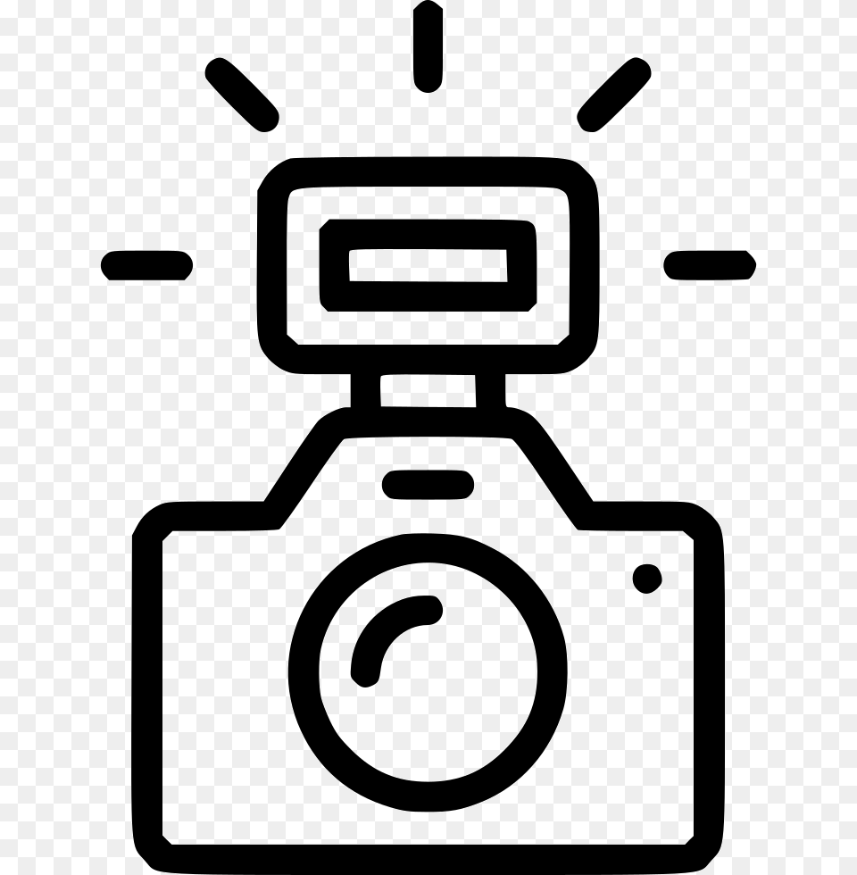 Flash Clipart Camera With Flash Icon, Stencil, Electronics, Gas Pump, Machine Free Png