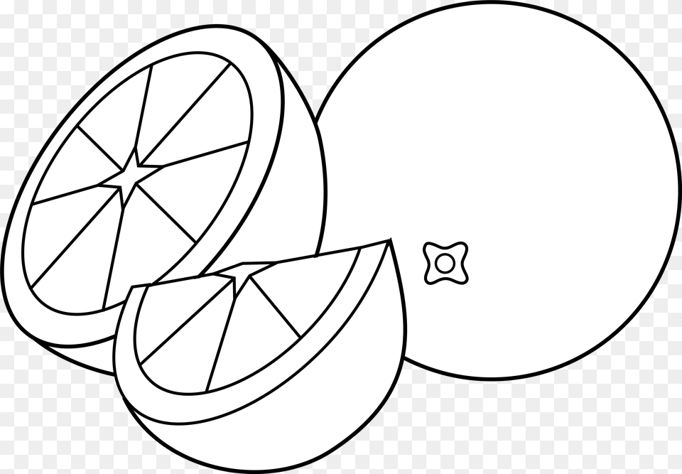 Flash Clipart Drawing For Orange Clipart Black And White, Machine, Wheel, Astronomy, Moon Png