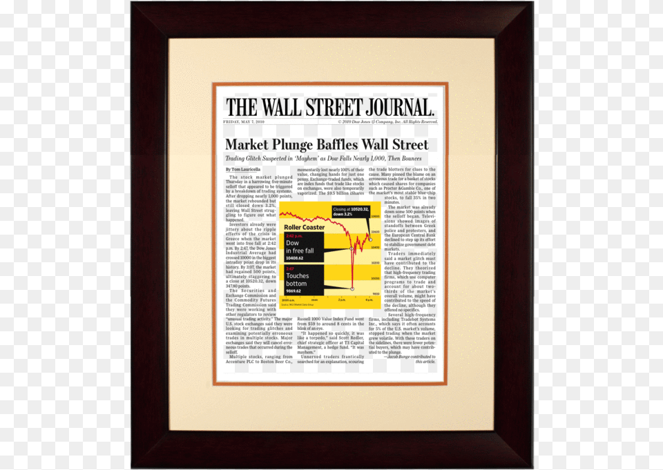 Flash Crash Wall Street Journal Guide To Information Graphic, Advertisement, Poster, Page, Text Free Png Download