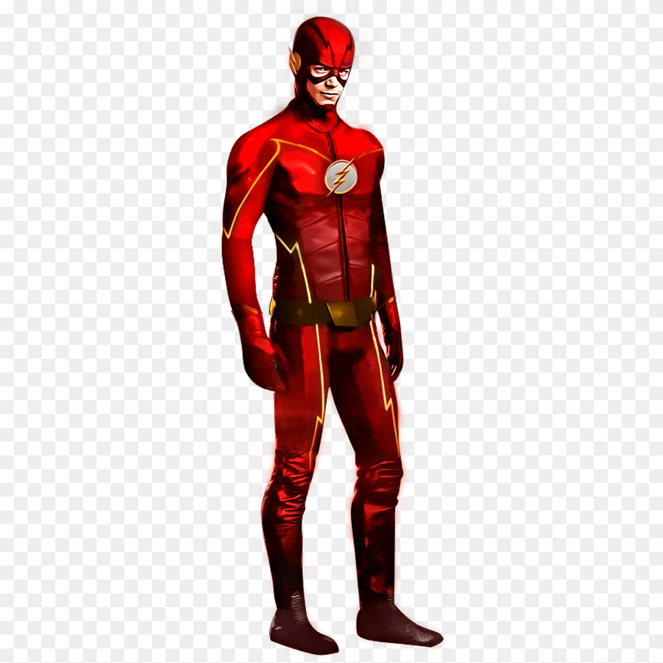Flash Cw Flash Suit, Clothing, Costume, Person, Adult Free Transparent Png