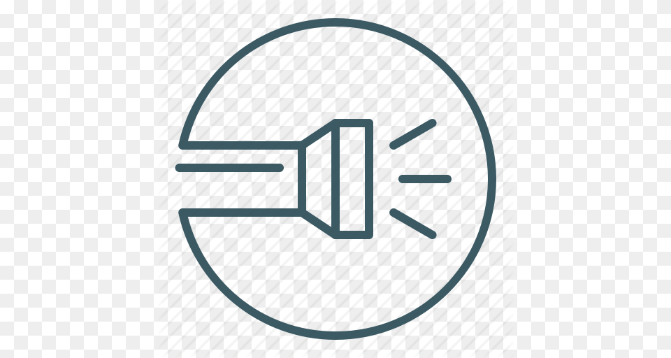 Flash Flashlight Illuminate L Light Torch Icon, Gate Free Png Download