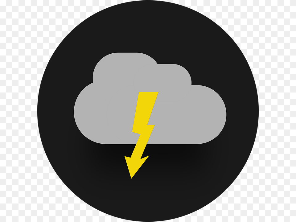 Flash Icon Cloud Storm Thunderstorm Weather Unwetter Icon, Clothing, Hat, Logo, Disk Free Transparent Png