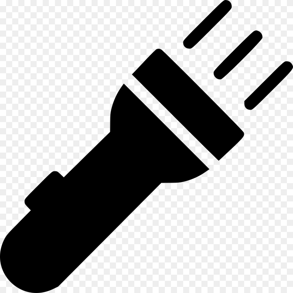 Flash Light Torch Lamp Icon, Adapter, Cutlery, Electronics, Fork Png Image