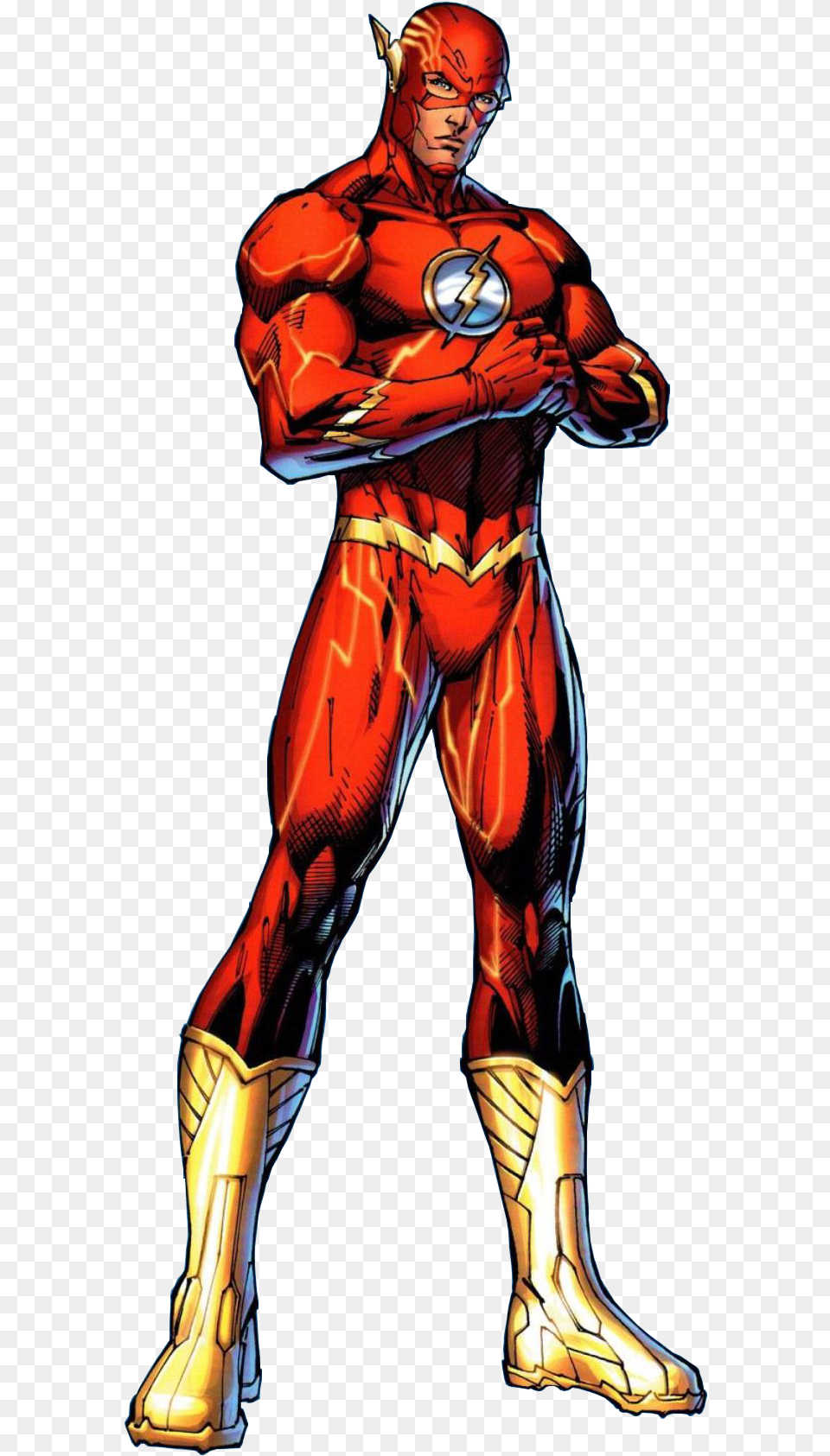 Flash New 52 Flash Cartoon New, Adult, Person, Man, Male Png