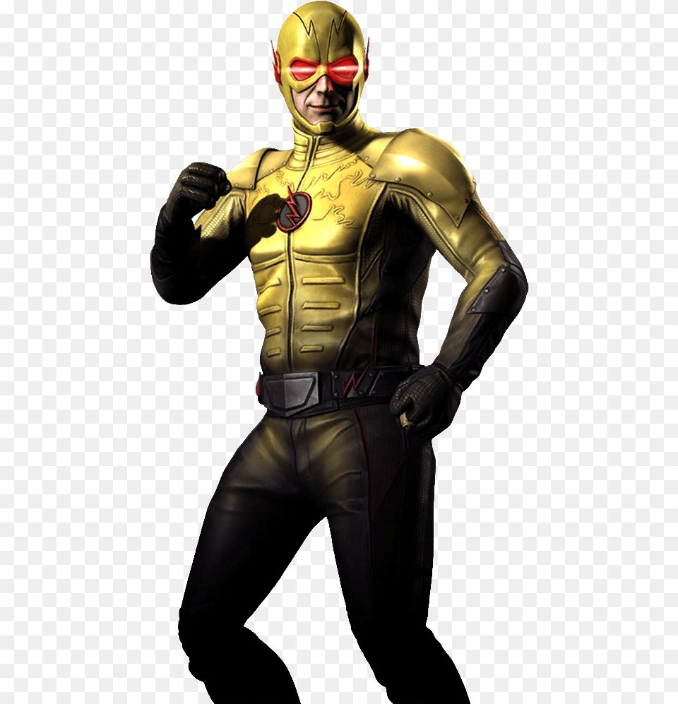 Flash Reverse Flash, Adult, Male, Man, Person Free Png