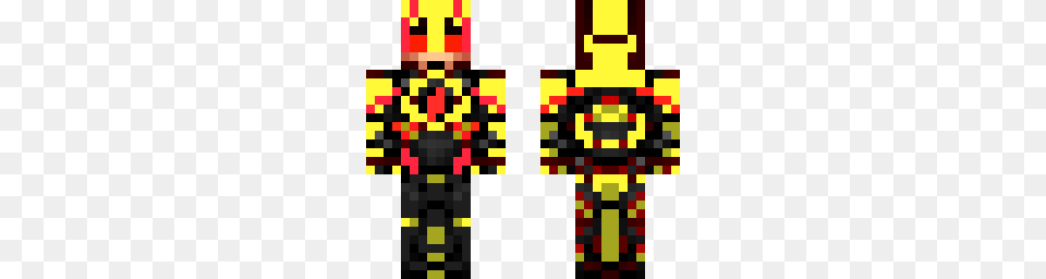 Flash Reverse Flash Minecraft Skins, Art, Modern Art Png Image