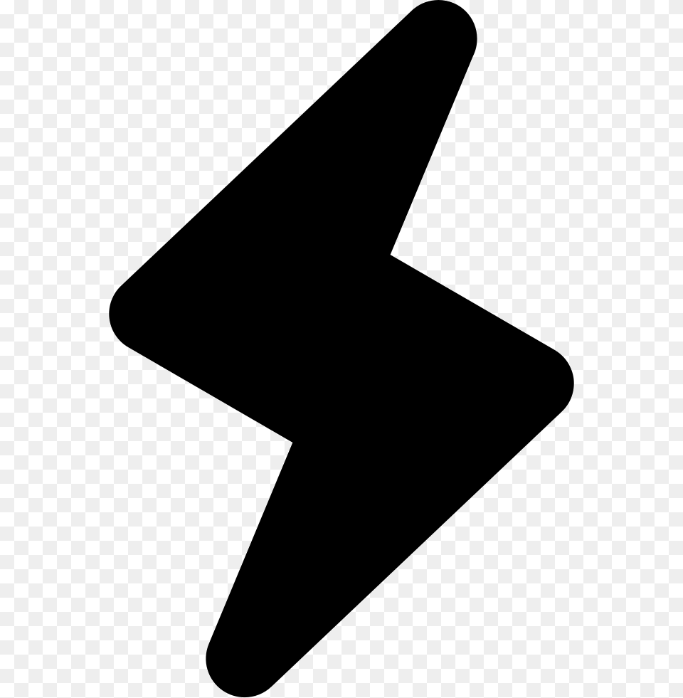 Flash Sign, Silhouette, Symbol, Star Symbol Png