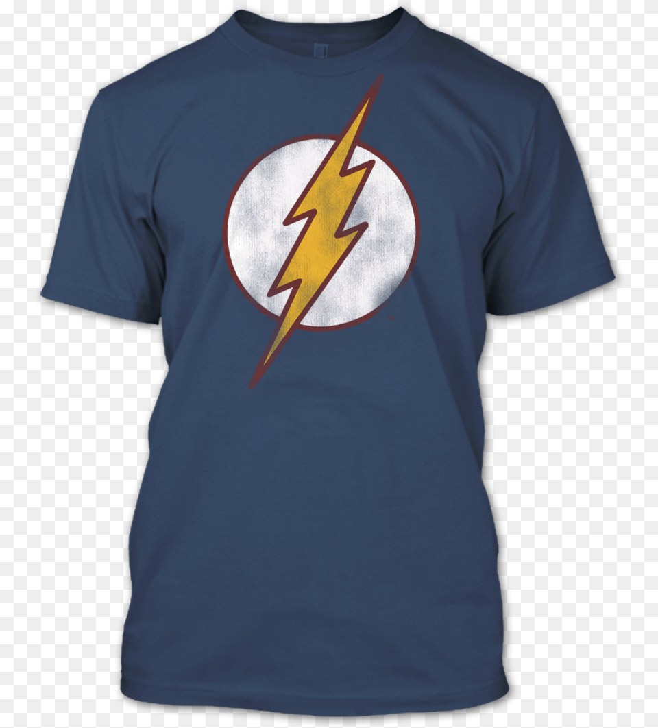 Flash Superhero T Shirt The Logo, Clothing, T-shirt Png Image