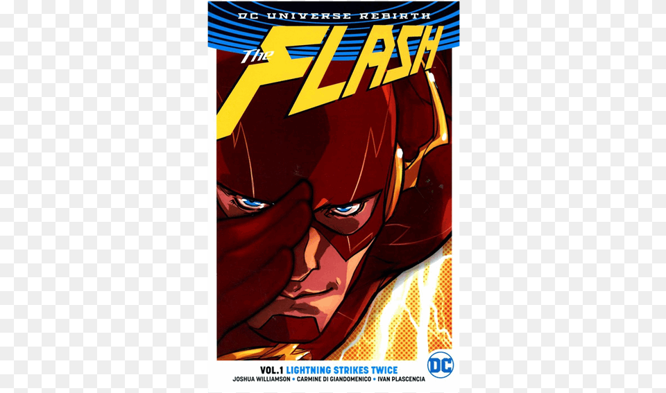 Flash Vol 1 Lightning Strikes Twice, Book, Comics, Publication, Baby Png