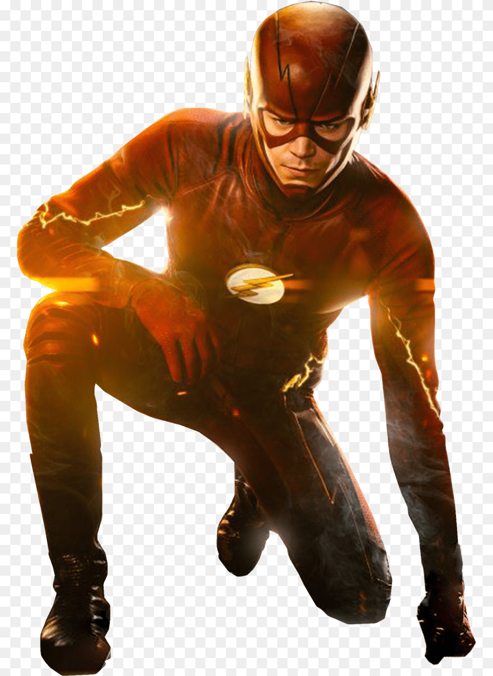 Flash Y Supergirl Juntos, Adult, Male, Man, Person Free Png