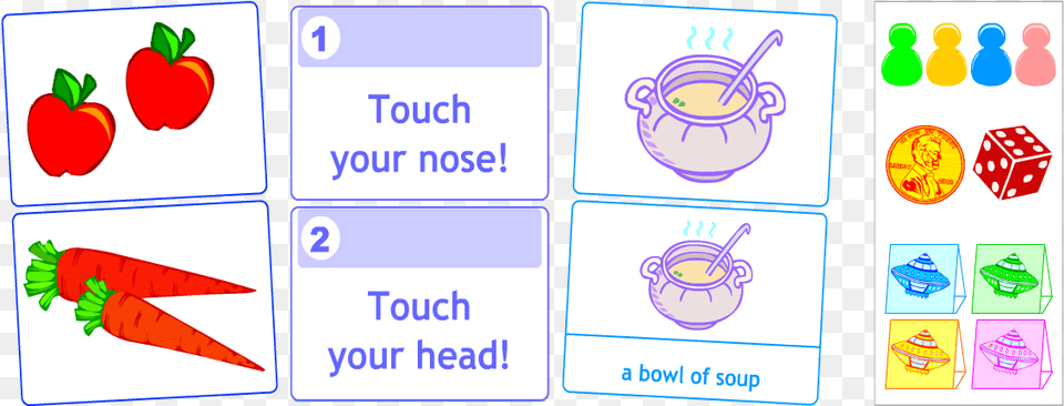 Flashcard Games For Kids Learning English English Flash Card Game, Person, Text, Berry, Food Free Transparent Png