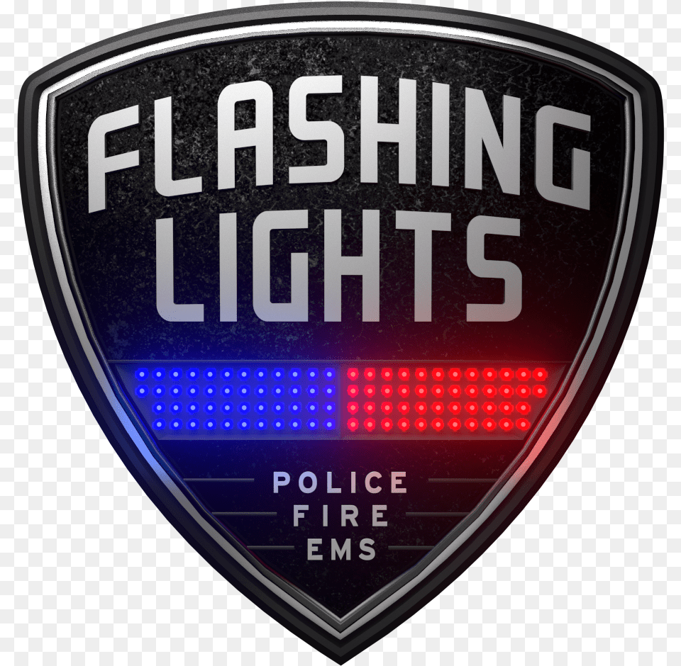 Flashing Lights Police Fire Ems Logo Emblem, Badge, Symbol, Electronics, Hardware Png Image