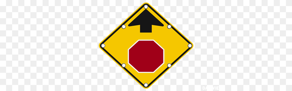 Flashing Stop Ahead Sign Solar Traffic Systems Inc, Symbol, Road Sign, First Aid Png