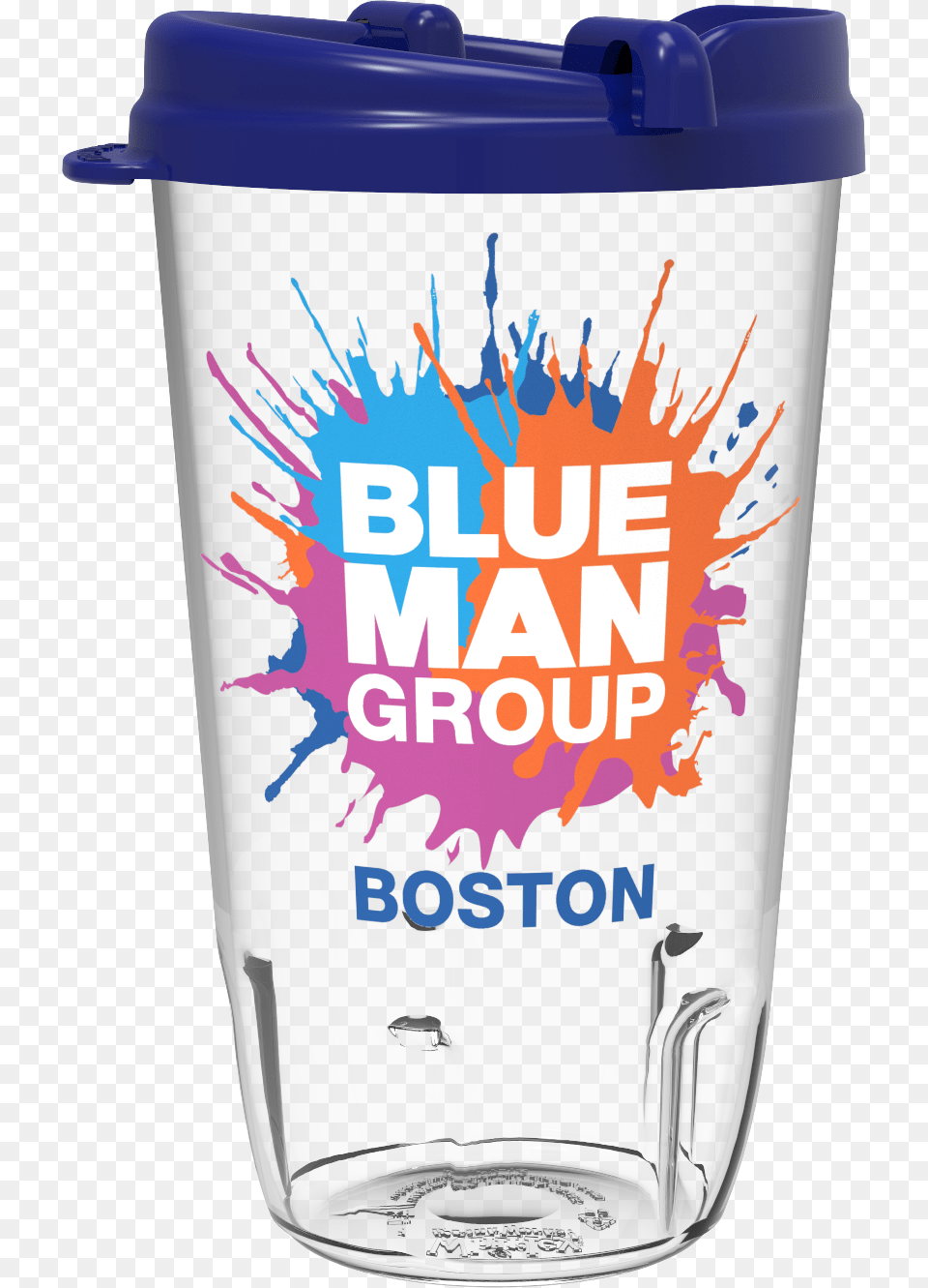 Flashing Tumbler Blue Man Group Logo, Bottle, Shaker, Cup, Jar Png