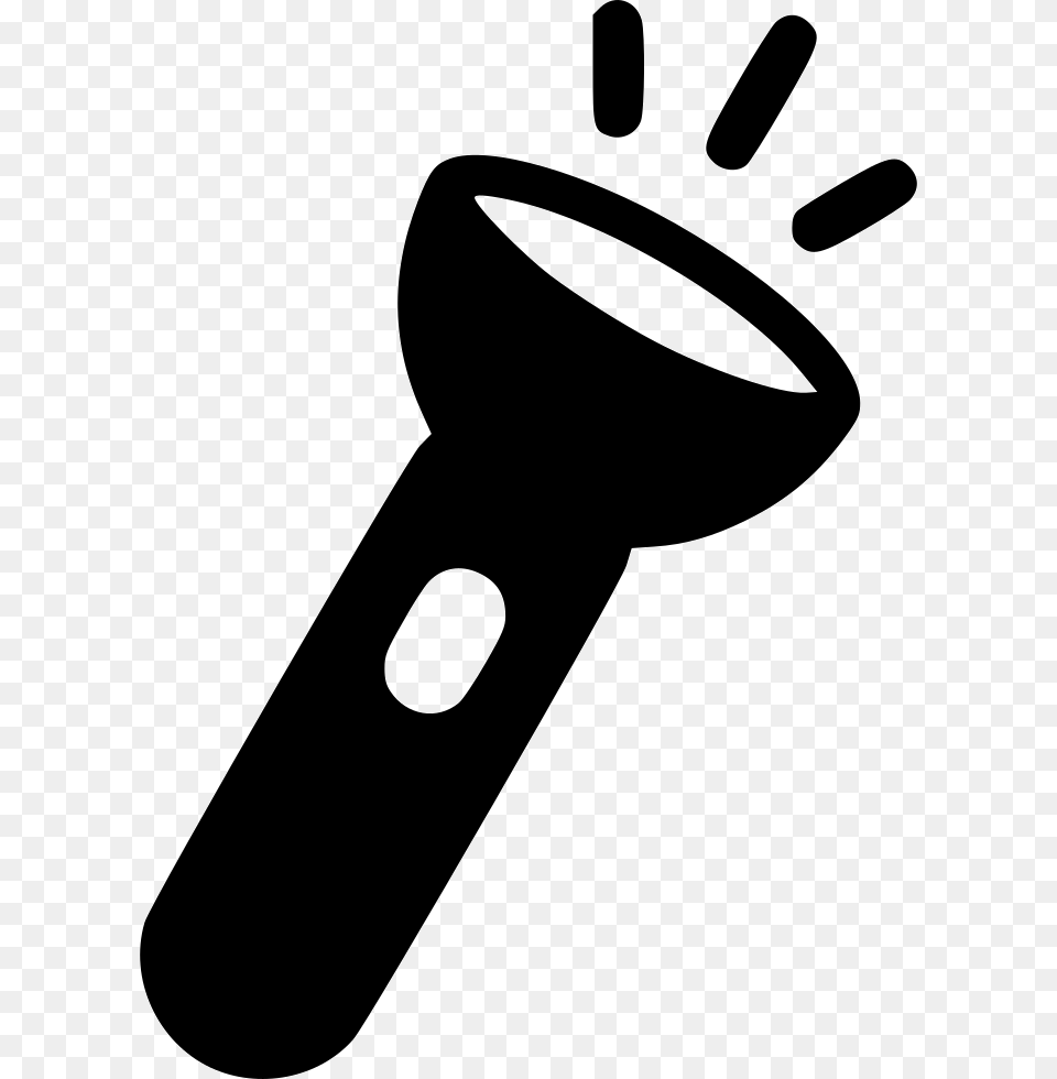 Flashlight Flashlight Icon Black, Lamp, Lighting, Smoke Pipe Png Image