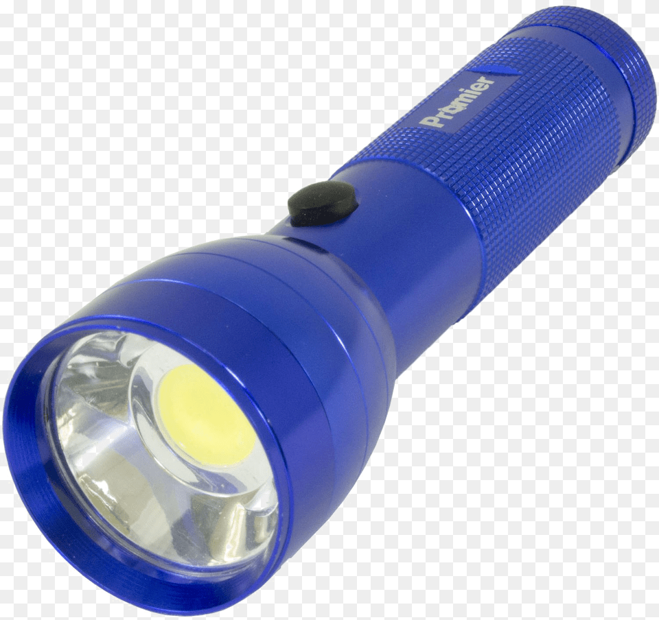 Flashlight Transparent Blue Flashlight, Lamp, Light Png Image