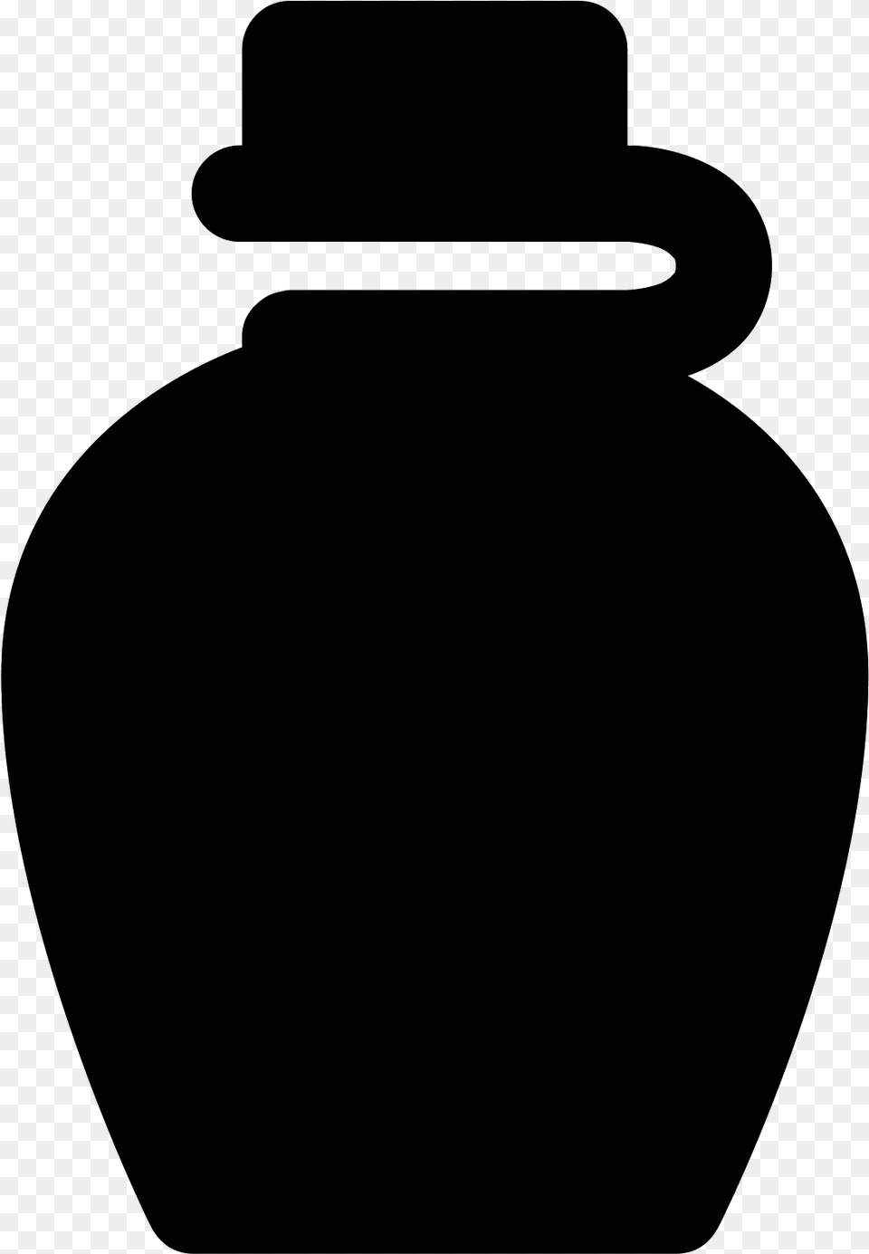Flask Vector Black And White Bottle, Gray Png