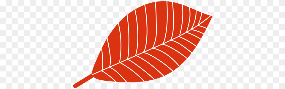 Flat Autumn Red Leaf Illustration, Plant Free Png