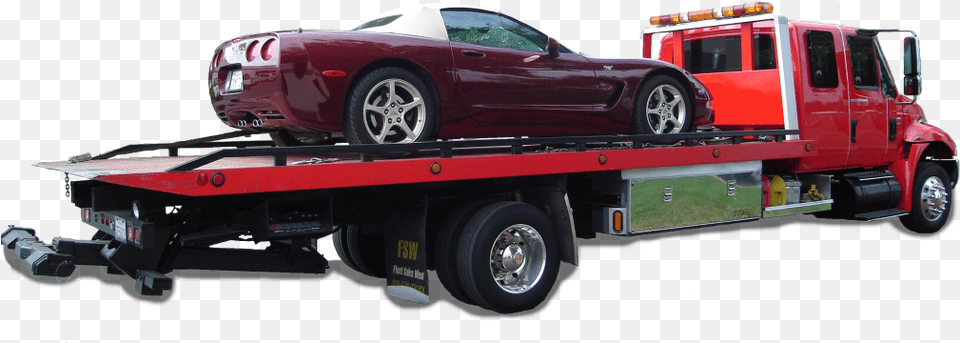 Flat Bed Tow Trucks, Car, Transportation, Truck, Vehicle Free Png Download