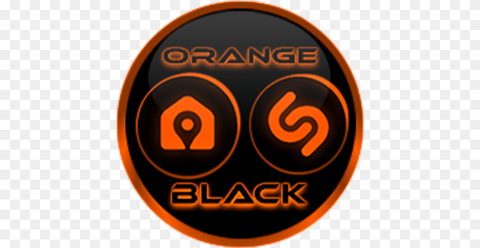 Flat Black And Orange Icon Pack Apps On Google Play Language, Disk, Light Png