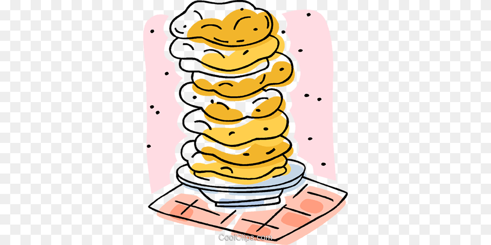 Flat Bread Stacked On Plate Royalty Vector Clip Art, Food, Baby, Face, Head Free Transparent Png