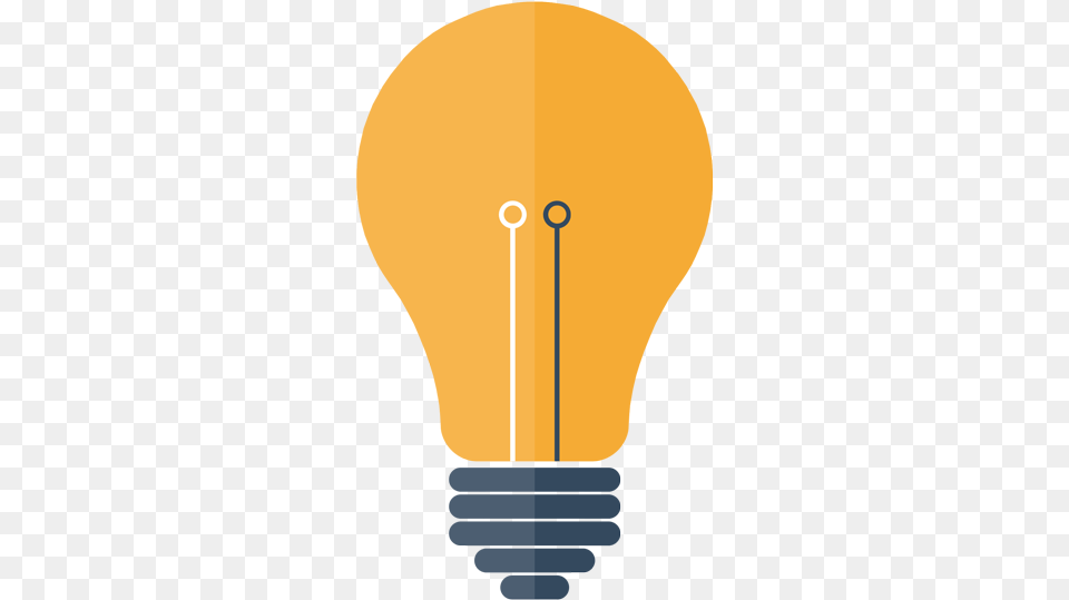 Flat Bulb Icon Incandescent Light Bulb, Lightbulb, Person Free Png Download