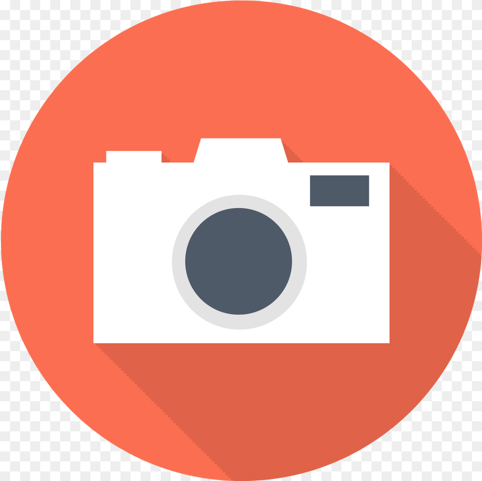 Flat Camera Icon, Disk Free Transparent Png