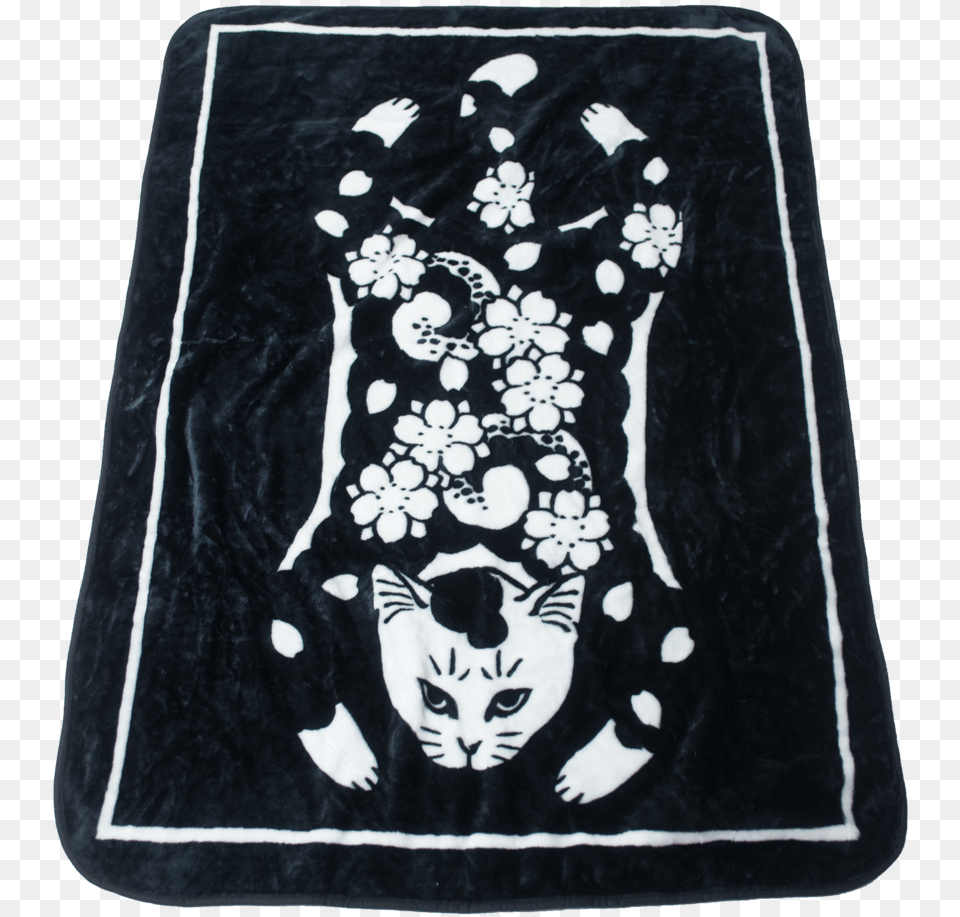 Flat Cat Throw Blanket Cat Blanket, Home Decor, Rug Png Image