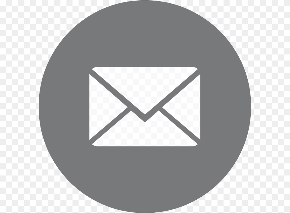 Flat Circle White Mail Logo, Envelope, Disk Png Image