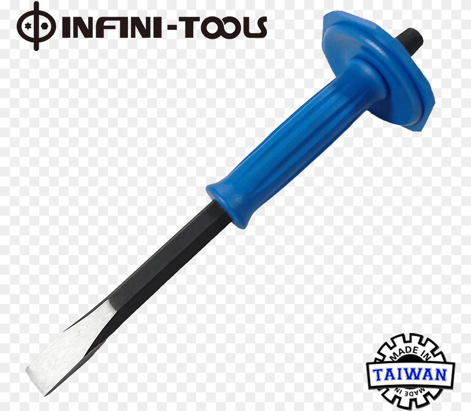 Flat Cold Chisel 19mm Hex Shank 300mm L With Hand Grip Dumbbell, Device, Screwdriver, Tool Png