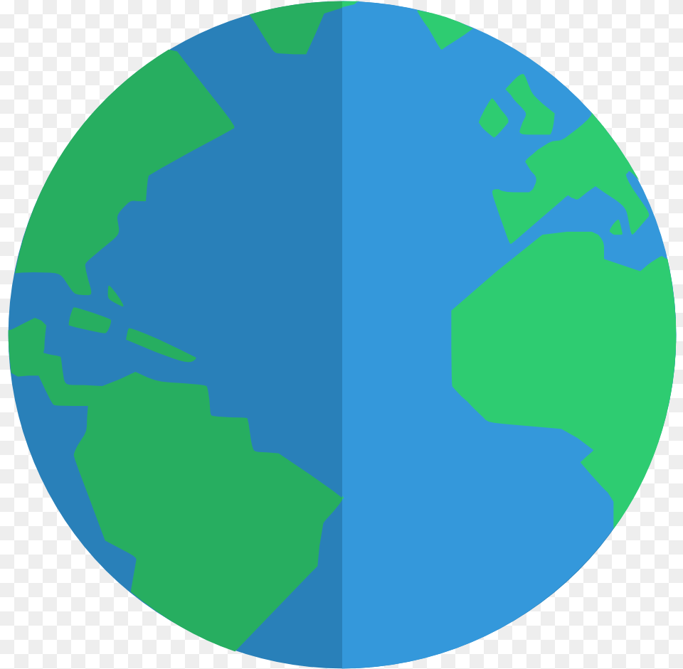 Flat Earth Clipart Transparent Flat Globe Icon, Astronomy, Outer Space, Planet, Disk Free Png Download