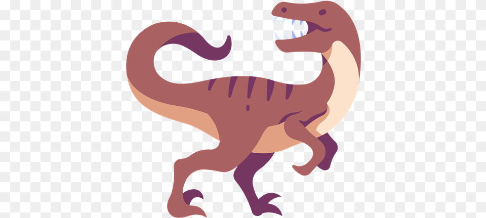Flat Elociraptor Dinosaurs Icons Animal Figure, Dinosaur, Reptile, T-rex, Baby Free Png Download