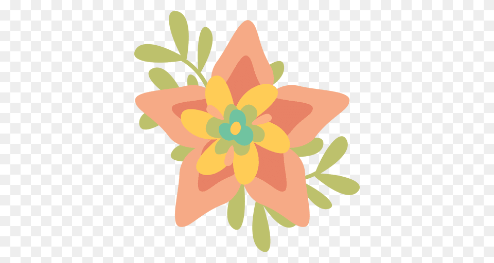 Flat Flower Doodle, Art, Floral Design, Graphics, Pattern Free Transparent Png