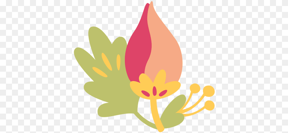 Flat Flower Doodle Illustration Plant Ad Affiliate Aff Flower, Anther, Bud, Petal, Sprout Free Transparent Png
