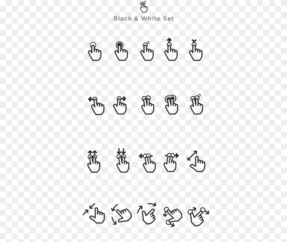 Flat Gesture Icons Pack Free Psd Eps, Text, Stencil, Alphabet, Person Png Image