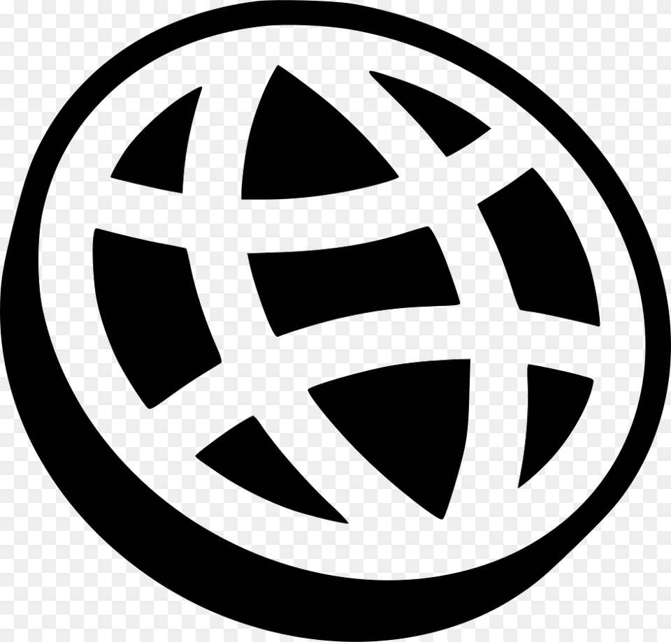 Flat Globe Emblem, Sphere Png Image