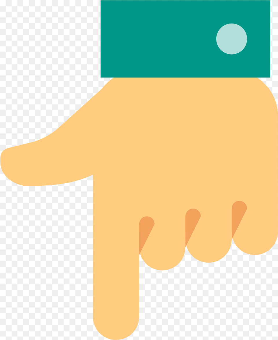 Flat Hand Hand Point Down, Body Part, Finger, Person, Baby Free Png Download