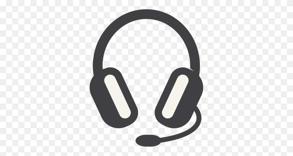 Flat Headphone Icon With Thick Stroke, Electronics, Headphones Png Image