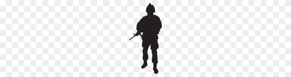 Flat Helmet War Soldier, Silhouette, Adult, Male, Man Free Png