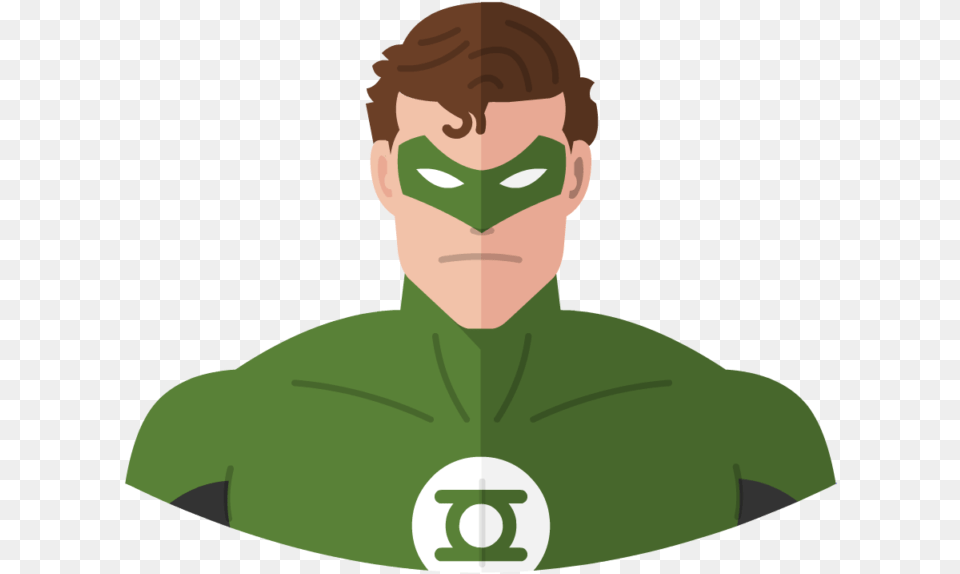 Flat Heroes Icons Synth Full Green Lantern, Adult, Portrait, Photography, Person Free Transparent Png