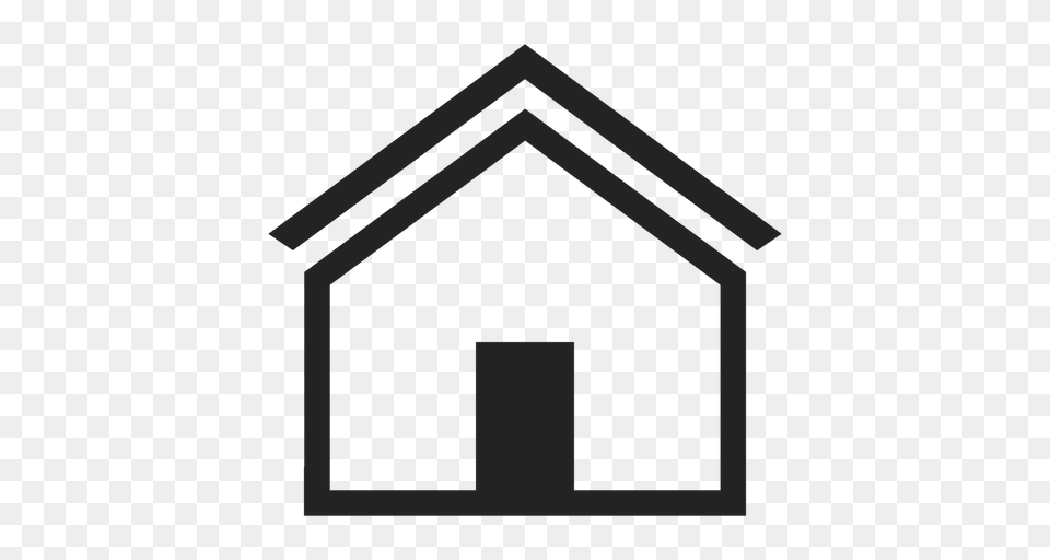 Flat Home House Icon, Dog House Free Png Download