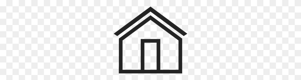 Flat House Icon, Architecture, Building, Housing Free Png Download