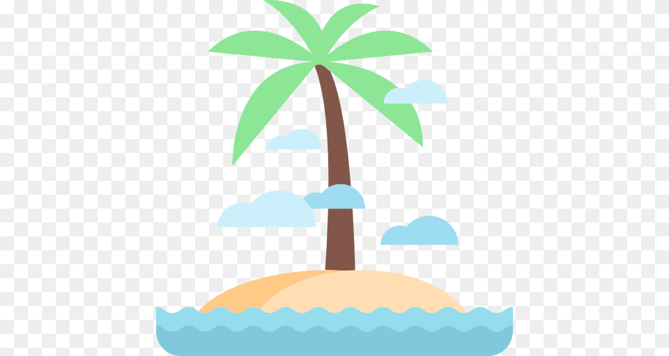 Flat Icon, Palm Tree, Plant, Tree, Summer Free Png Download